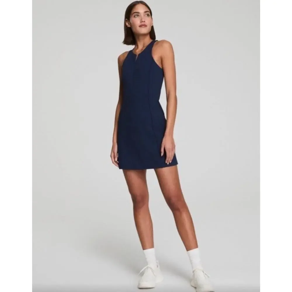 SPANX Shape Get Moving Zip Front Dress Shorts Underneath Navy Sz M NEW NWT $138 - Picture 4 of 15